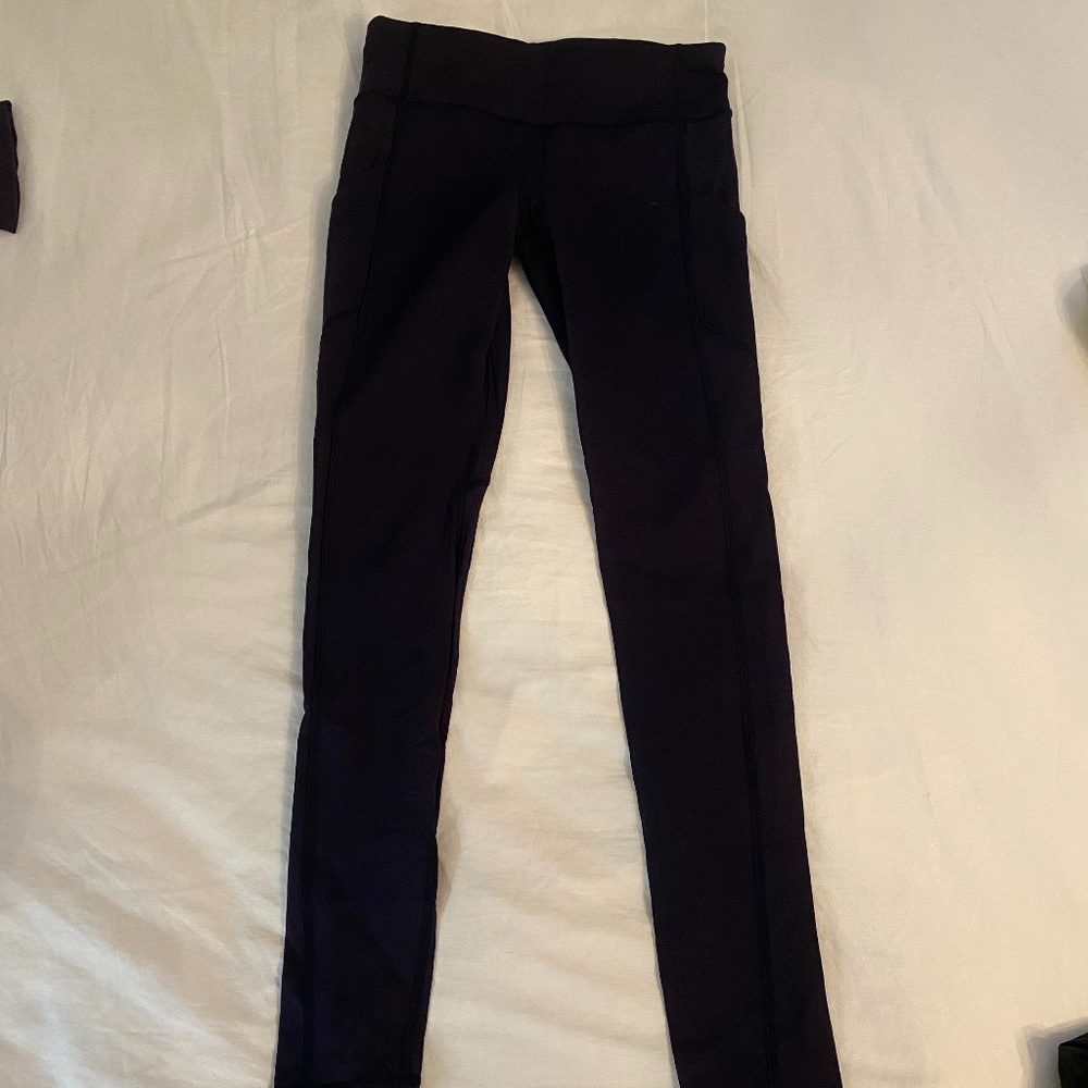 Lululemon Leggings 28" (Navy, Size 6)